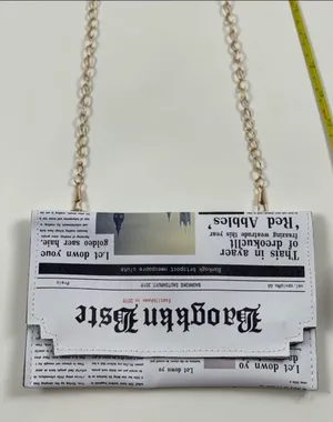 Newspaper Purse Handbag Multiple thumbnail 2