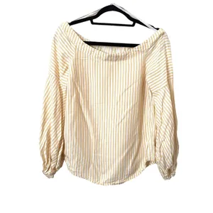 ANTHROPOLOGIE Maeve Clotille Linen Off Shoulder Top‎ Sz 2 thumbnail 2