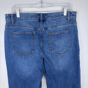 Talbots Stovepipe Ankle Jeans Kingston Wash Straight Leg Mid Rise Size 10 thumbnail 6