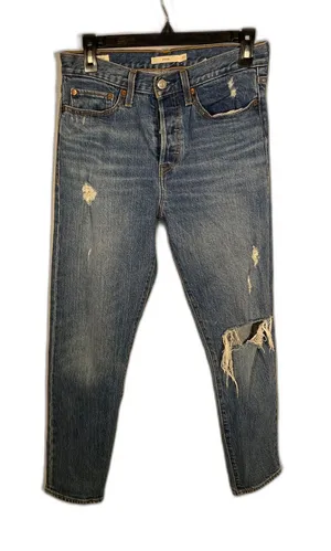 Levi’S Womens Wedgie Distressed Jean 27 thumbnail 1