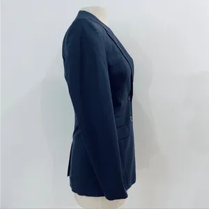 BOSS-Hugo Boss fundamental Wool navy suit blazer thumbnail 4