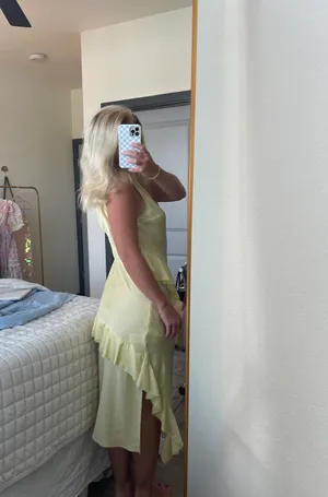 Yellow Midi Dress thumbnail 3