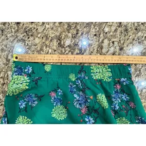 LOFT green floral maxi skirt with‎ a tiered silhouette Green Size Medium thumbnail 6