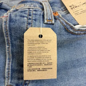 Levis Wedgie Straight High Rise Distressed Jeans Light Wash‎ 25x28 NEW Capsule thumbnail 15