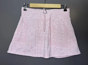 RebelVEIL Skort Womens Medium Pink Paisley Print Lined Pockets Stretch Athletic thumbnail 1