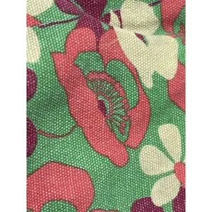 Levi’s Green Floral 70s Inspired Retro Groovy Bright Color Top Handle Bag Purse thumbnail 16