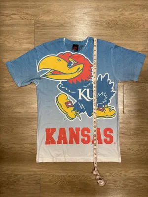STEP AHEAD SPORTSWEAR Kansas Jayhawks Short Sleeve Tee Size Medium thumbnail 8
