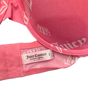 Juicy Couture Pink Bra Set Womens 40C Y2K Lingerie Set NWT Vintage Style thumbnail 4