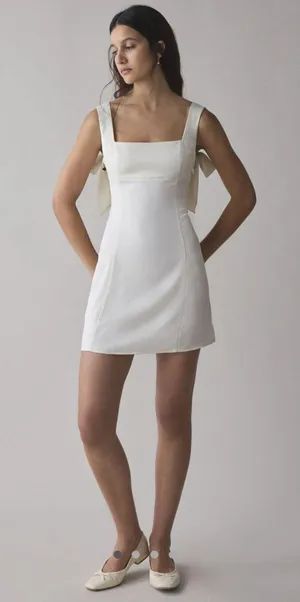 Urban Outfitters Dress Mini White thumbnail 1
