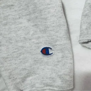 CHAMPION Reverse Weave Crop Hoodie In Gfs Silver Grey - XS thumbnail 5