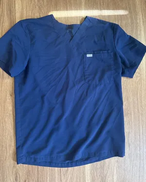 FIGS Technical Collection Casma V-Neck Scrub Top Navy Blue Womens‎ Medium M thumbnail 1
