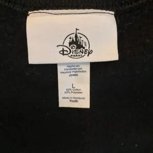 Disney parks Christmas Mickey Santa black sweatshirt large thumbnail 7