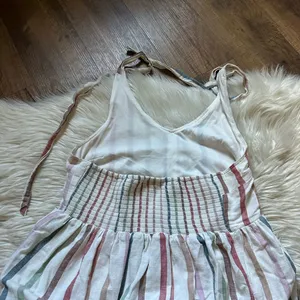AMERICAN EAGLE Striped Halter Smocked Dress thumbnail 6