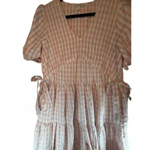 Calista Pink and White Gingham Dress - Size M thumbnail 8