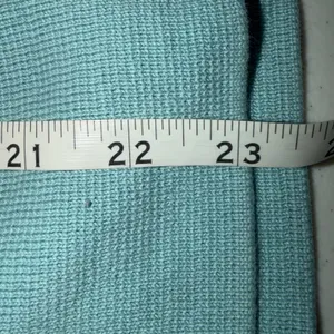 Talbots Cardigan Womens Size Medium Blue Pocket Button Up Heavy Sweater Jacket thumbnail 8