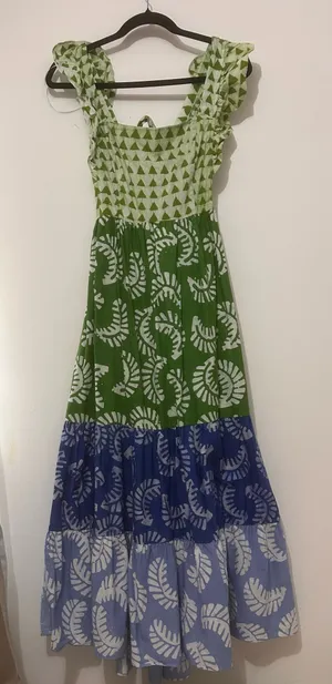 Suggested Title: AQUA x Studio 189 Boho Tiered Open Back Maxi Dress thumbnail 4