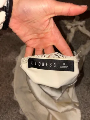 White open back dress thumbnail 3