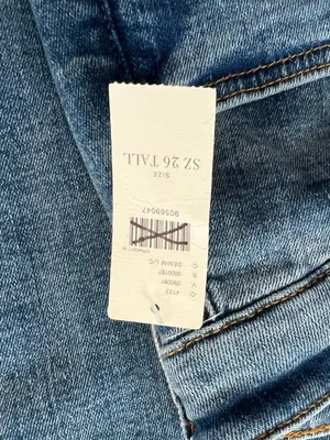 Anthropologie Pilcro Women’s Scotty High Rise Cuffed Straight Leg Jeans 26 Tall thumbnail 5