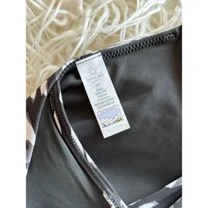 Aerie Goals Plunge Sports Bra Gray Size Small thumbnail 7