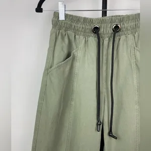 Zara‎ Green Pull On Elastic Drawstring Waist Jogger Style Trousers thumbnail 6