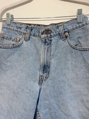 Vintage Levi’s 550 Mom Shorts Size 26 Women’s Denim Vtg 90s Relaxed Fit Baggy thumbnail 2