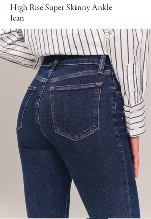 Abercrombie High-Rise Super Skinny Ankle Jeans thumbnail 6