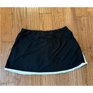 Nike black and white athletic skort size large thumbnail 6