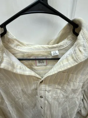 BDG Striped Corduroy Long-Sleeve Button-Down Shirt thumbnail 2