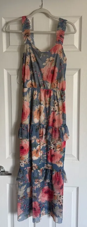 Rolla Coster Floral Ruffle Maxi Dress thumbnail 1