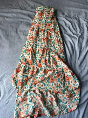 Floral High Waisted Skirt Multi thumbnail 1