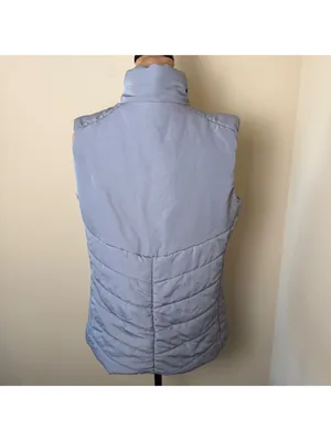 Holloway Quilted Iowa State Cyclones Vest Women Medium Gray Embroidered Ames ISU thumbnail 3