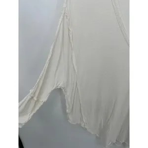 We the Free‎ White Golden Gate Tee Ribbed Women Sz S Oversized Boho Casual thumbnail 4
