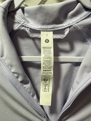 lululemon athletica Lavender Full-Zip scuba windbreaker thumbnail 2