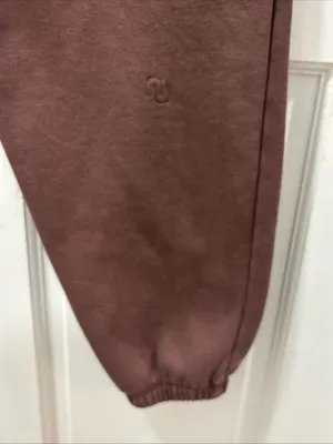 Nuuds Women’s Classic Sweatpants Size Medium Coffee Brown Loungewear Joggers EUC thumbnail 3