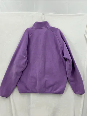 Uniqlo Women’s Lavender Full-Zip Teddy Fleece Jacket 1161 thumbnail 6