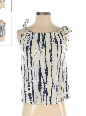 Derek Heart tie strap tie dye tank thumbnail 1