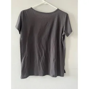 Star Wars Top Women's Medium Gray Graphic Tee Scoop Neck Dart Vader Skywalker thumbnail 4