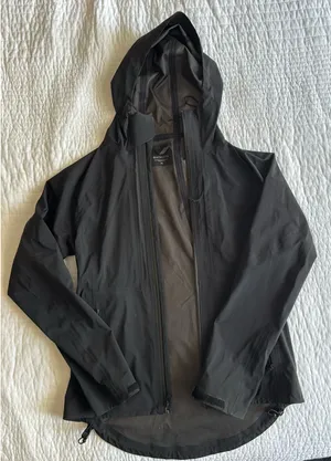 Athleta Black Raincoat/Windbreaker thumbnail 1