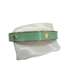 Kate Spade Green Gold Bangle Bracelet thumbnail 3