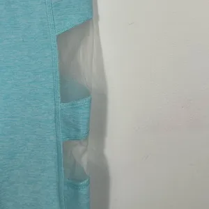 Beyond Yoga Leggings Small‎ Aqua Blue Mesh Panel High Rise Yoga Pants thumbnail 6