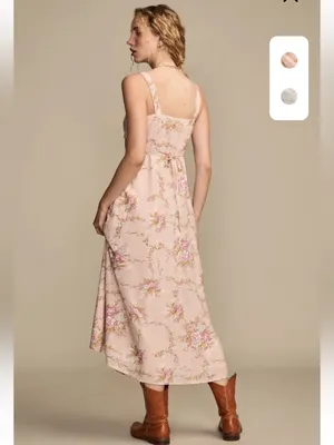 Lucky Brand GORGEOUS Floral Maxi Slip Dress NEW XXL thumbnail 5