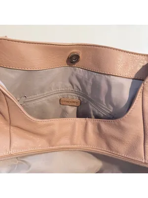 Nicole‎ Miller Woven Slouchy Hobo Bag Pink Boho Chic Coquette Cottagecore Purse thumbnail 7