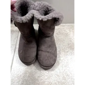 Ugg boots size 8 brown sheepskin fur women thumbnail 6