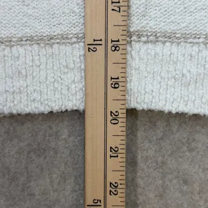 Abercrombie‎ & Fitch Striped Knit Sweater Tan White Small Crew Neck Long Sleeve thumbnail 8