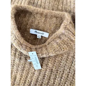 NWT Madewell Womens Vest Brown Stimpson Sweater Wool Knit Ribbed Pullover Medium thumbnail 4