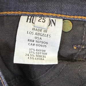 Hudson Nico Super Skinny Midrise Jeans Dark Wash Indigo Size 25 Made USA‎ thumbnail 8