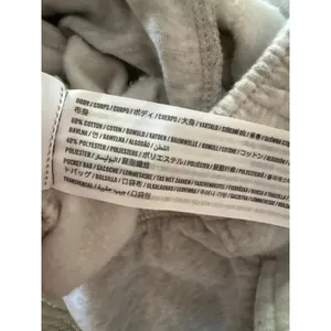 Hollister Gray Sweatpants Fleece Lined Logo Joggers Medium thumbnail 6