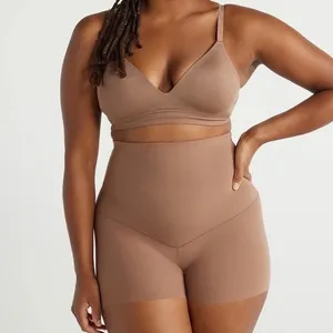 Joyspun Women Brown Cocoa Medium Support High‎ Waisted Shaping Boyshorts Size M thumbnail 3