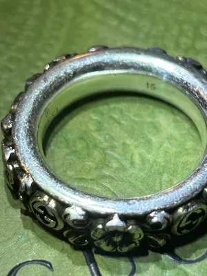 Interlocking G Flower Ring AG925 thumbnail 6