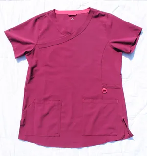 Carhartt Scrub Top Medium Modern Fit Dark Pink Magenta thumbnail 1